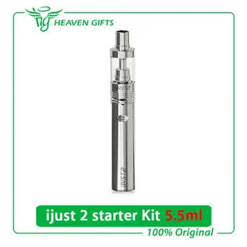 Original Eleaf iJust 2 Starter Kit 2600mAh Battery 5.5ml Atomizer Electronic Cigarette Adjustable Airflow ijust 2 E-Cig Vape Pen