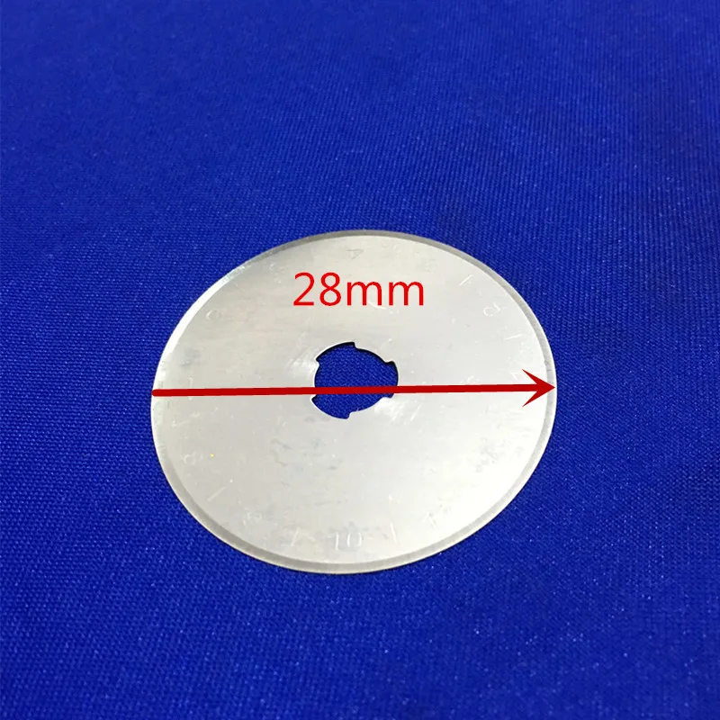 10 шт. 28 мм/45 мм резак ротационный нож швейный инструмент подходит Olfa фискарс резак с пластиковым корпусом немецкий материал AA7765 - Цвет: 10X28mmLightGr1XCase