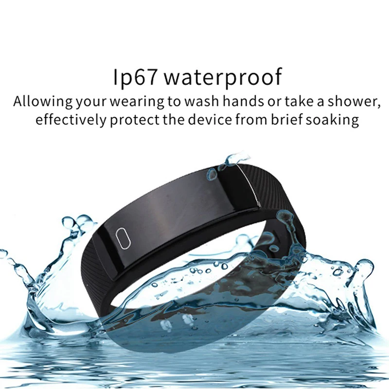 QS80 Heart Rate Monitor Bluetooth Smart Band Bracelet Wristband Blood Pressure Measure Fitness Tracker for IOS Android  (12)