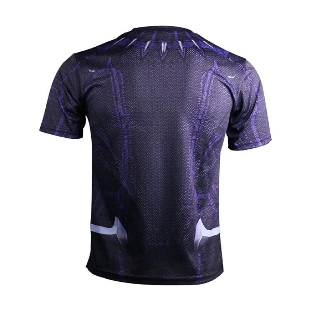 2018 Movie Avengers 3 Infinity War Black Panther T'Challa Cosplay T-Shirts Superhero Mens Polyester O-Neck Tee Shirts Tops (4)