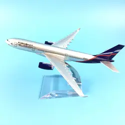 Джейсон пачка 16 см модель самолета Модель Аэрофлот Аэробус A330 с трёхмерными чертёжами Diecast металлические самолеты 1:400 самолет игрушка в