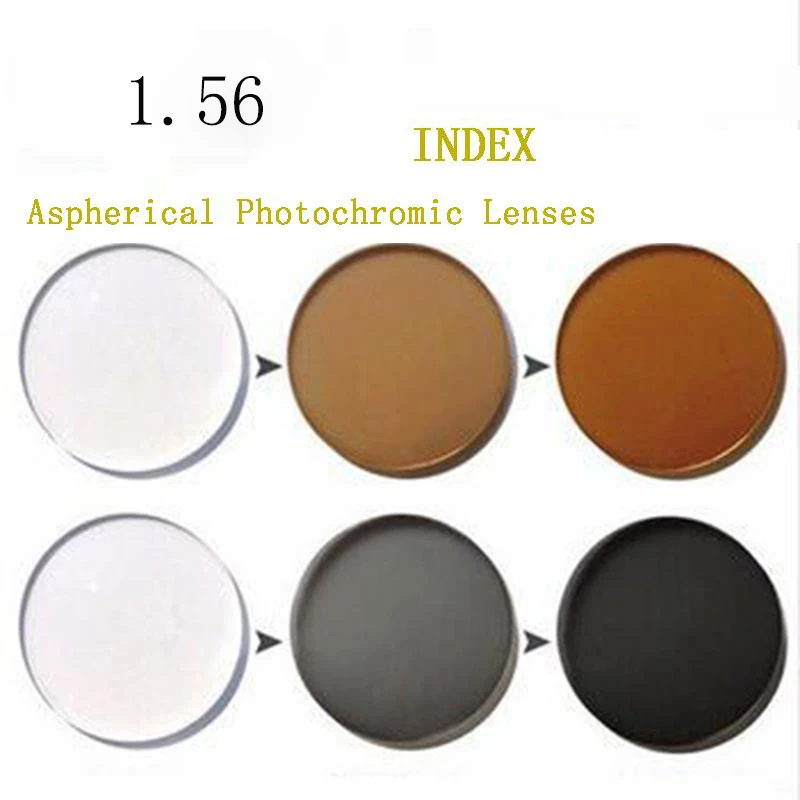 Alta qualità 1.56,1.61,1.67 indice grigio/marrone lenti colorate con  prescrizione fotocromatica occhi oculos de grau opticos miopia|1.56  index|prescription color lenseslenses eye - AliExpress