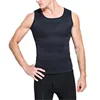 Moda delgada estiramiento peso pérdida cuerpo hombres chaleco recortador barriga camisas deportes gimnasio Fitness faja Tops hombres correr chalecos ropa interior ► Foto 3/6