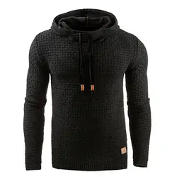 Недавно Для мужчин зима-осень тонкий теплый с капюшоном толстовки с капюшоном пуловер Детский комбинезон Верхняя одежда VK-ING