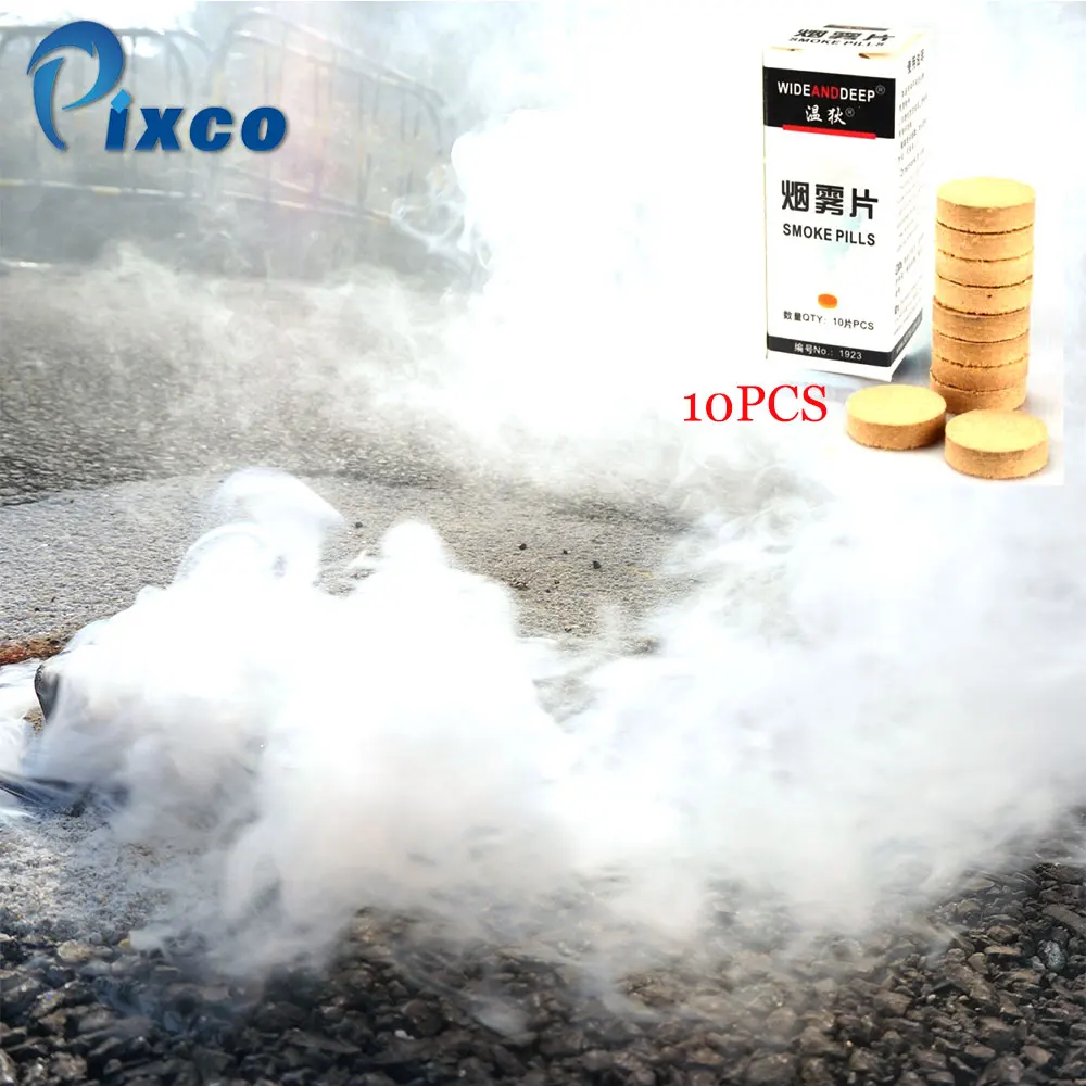 

Pixco 10PCS Portable Smoke Pills Cake Performance White Smoke Effect Photography Prop Dropshipping wholesale Retail