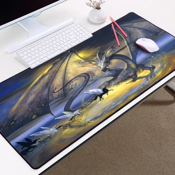 

Congsipad Dragon HD Pattern Mousepad pc computer Table Mat Wear Soft Rubber Mouse pad Desk Mice Mat for dragon lovers