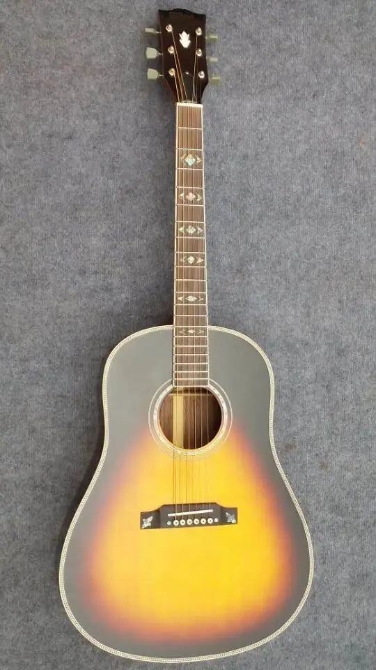 

New J45 acoustic guitar 43'' Jumbo Acoustic guitar in Sunburst 150706-1025