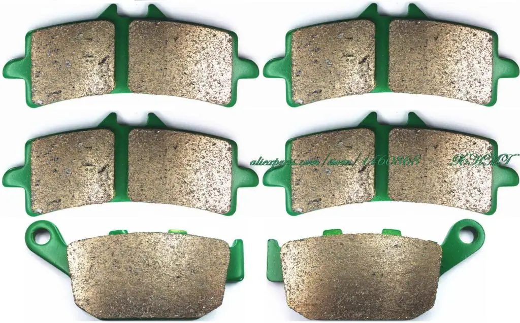 Sintered Set Набор тормозных колодок для Triumph Daytona 675 R(Road& Racing Version Pad) 2011 2012 - Цвет: Sintered Set