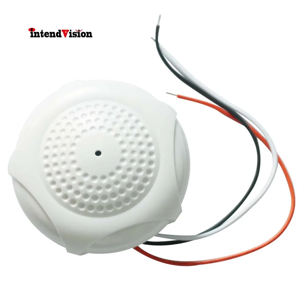 

Intendvision Hi-Fi Sound Monitor Sensitivity Audio pickup Microphone For Video Surveillance System Security Audio Kit IDS112