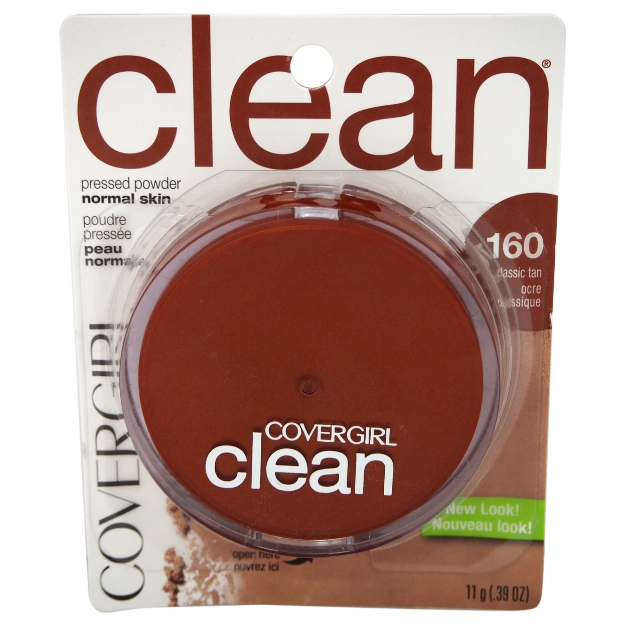 Clean Pressed Powder # 160 Classic Tan by CoverGirl for Women - 11 g Foundation