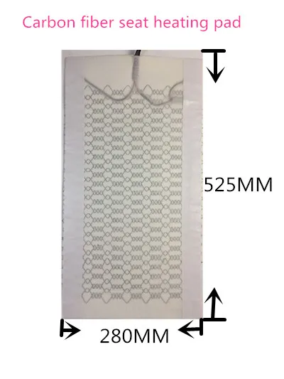 2 шт., автомобильные Подогреватели из углеродного волокна, грелки, зимние грелки, 12 В, Подогреваемые сиденья, чехлы для подушек, подходят для любого транспортного средства