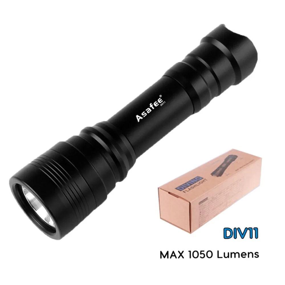 

DIV11-01 LED Light for Diving Cree XM-L2 (U2) Underwater Flashlight LED Scuba Diving Light Dive Diving Light Scubalamp 18650