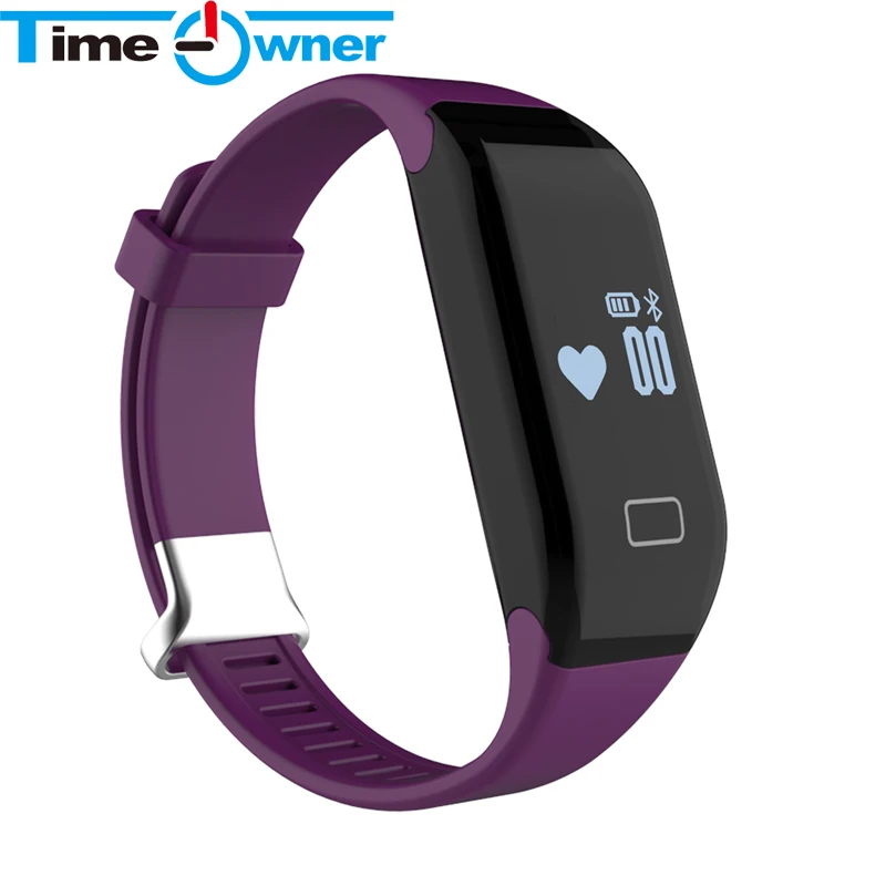 Time owner H3 смарт-браслет монитор сердечного ритма трекер Smart Браслет Фитнес трекер для iOS и Android Smart Band - Цвет: Оранжевый
