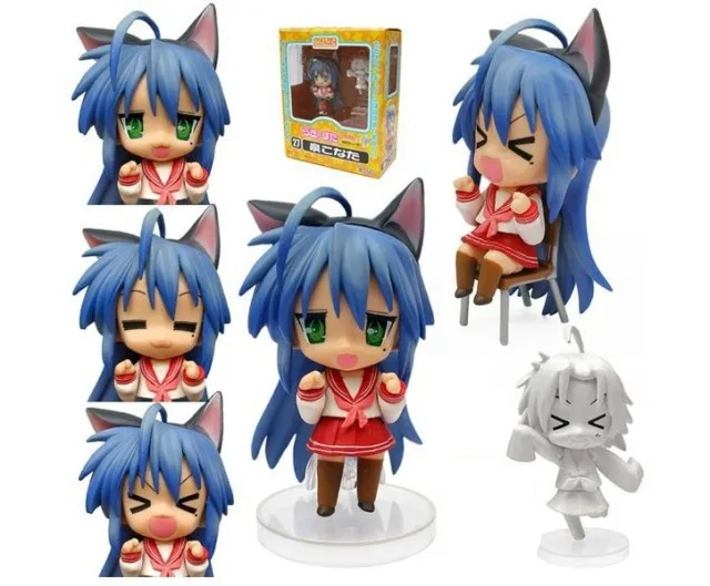 

#27 Cute 4" Nendoroid Luck Star Izumi Konata PVC Action Figure Set Model Collection Toy ND008