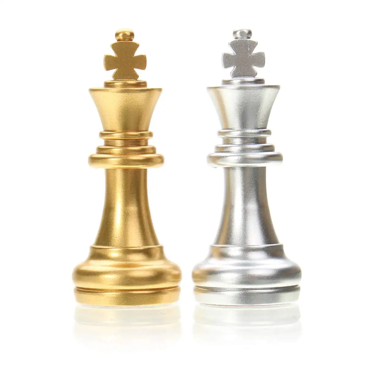 9,8 "магнитная серебро золото Шахматная коробка набор образовательных настольные современные игры