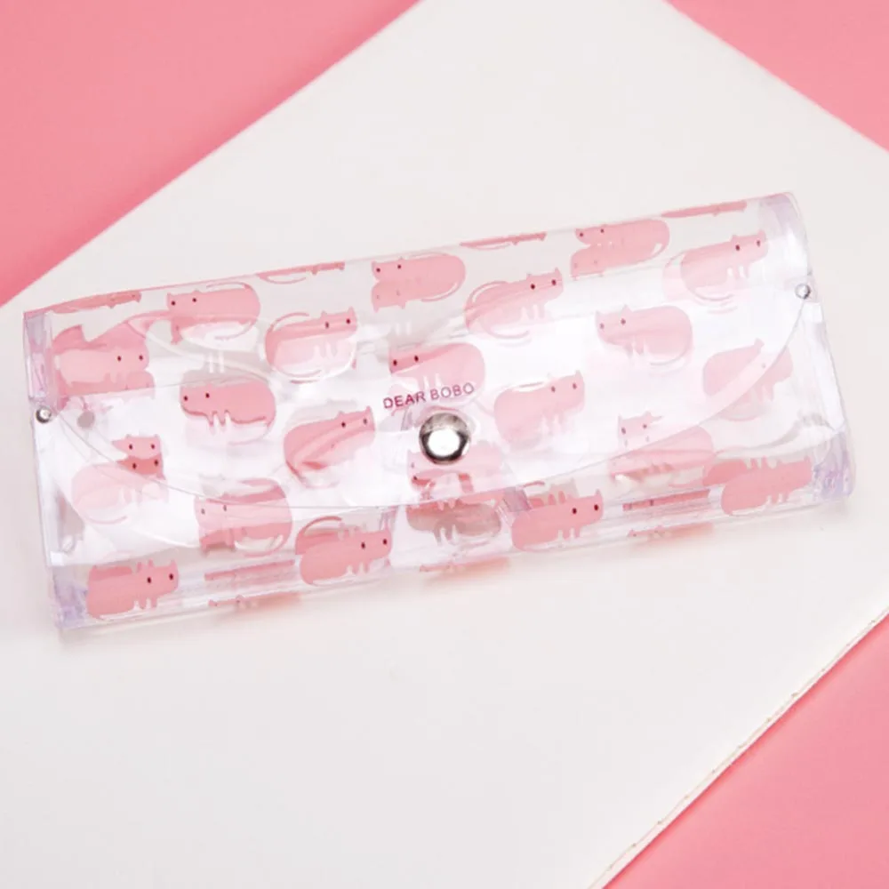 

Portable Carry Animal Printed Clear Glasses Case Cute Practical Fashion Spectacle Storage Protection Sunglasses Case Box