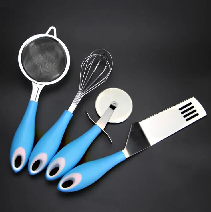 New Arrival 4pcs/set Bakeware Set Included Flour Sieve Whisk Pizza