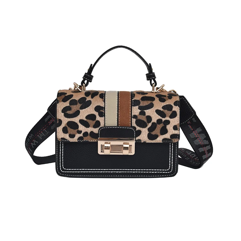 

2018 Fashion Leopard Trendy Designer Chains Bag Female handbag Brand Luxury Women Crossbody Messenger Shoulder Bags Sac A Main