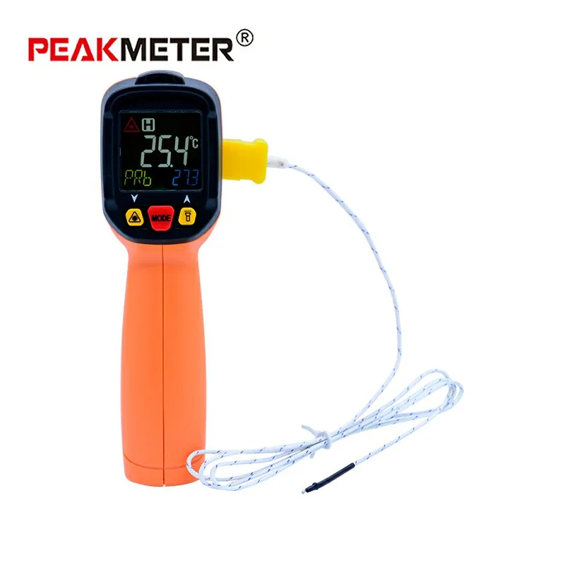 Цифровой термометр PEAKMETER PM6530 бесконтактный ручной инфракрасный цифровой дисплей