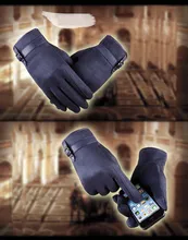 GLV993 New arrival touch screen font b gloves b font with thick warm fleece cycling driving
