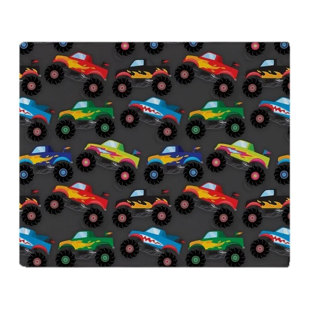 Buy Cool Monster Trucks Pattern Colorful Kids Throw B
