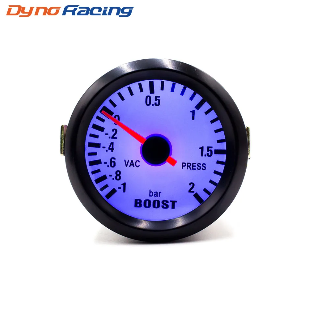 2 inch 52mm Turbo Boost Gauge 12 Bar turbo Boost meter Blue led Boost Sensor Car meter YC100011