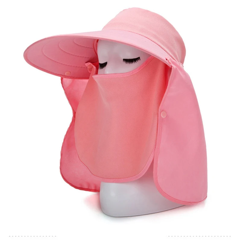 

2019 new multi-function windproof mask riding electric car windmill cap female fisherman hat sunscreen two-piece Skullies Beanie