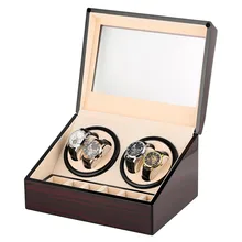 4+ 6 часы намотки жестяная банка для хранения чая мотор шейкер держатель часы высокого качества автоматические механические часы обмотка Бесшумная машина