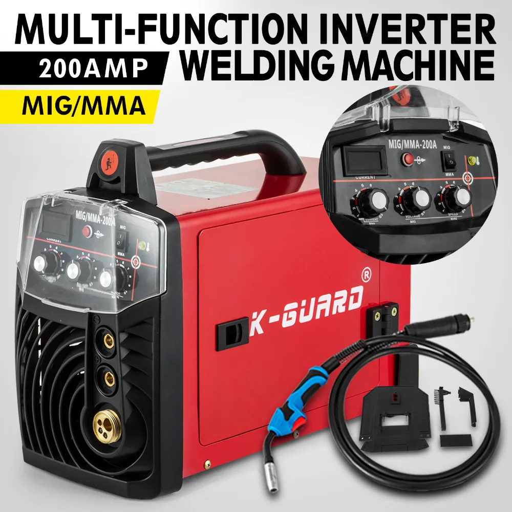 MMA MIG MAG 200A Inverter Welding Machine MIG+ Electrode Welding Inverter