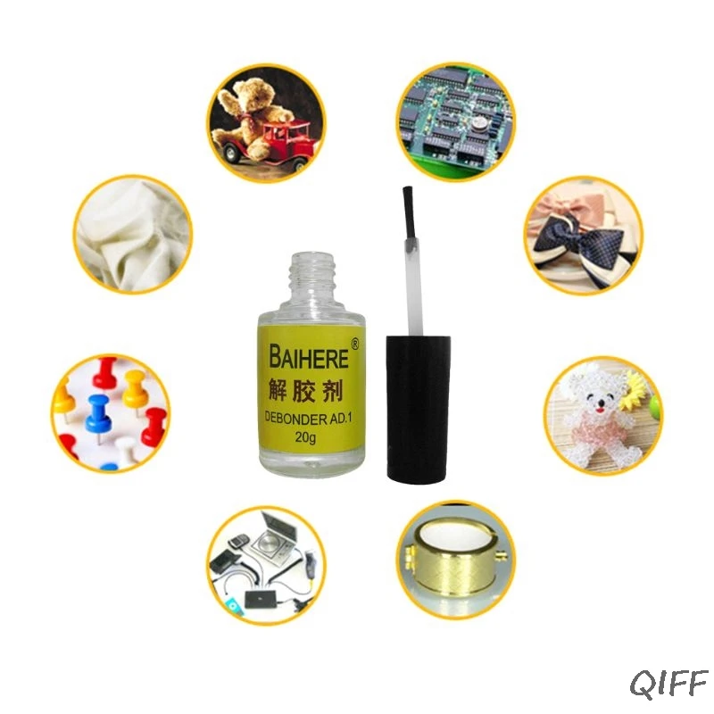 

20ML 502 Glue Dispergator Debonder Remover Cleaning Quick-drying Instant Adhesive Liquid Tool