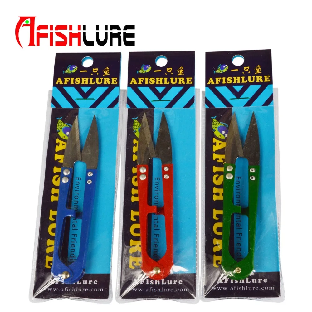 Afishlure Малый Рыбалка Ножницы U Форма инструмент 10.5 см Портативный инструмента
