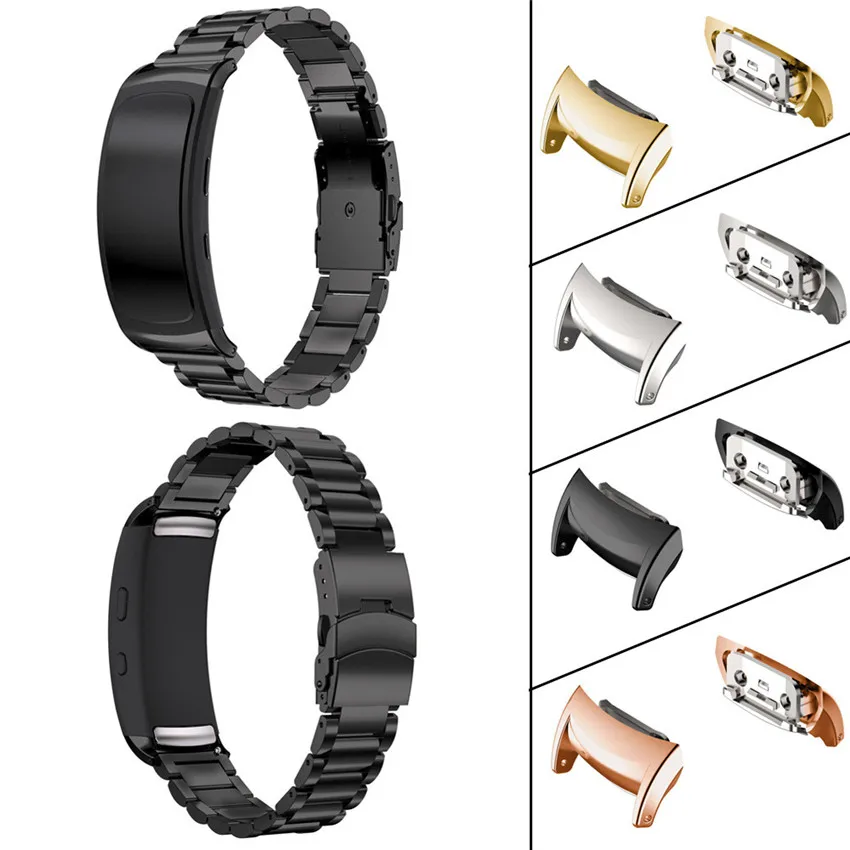 

2018 professional Stainless Steel Connector Connect Watch Band Accessory For Samsung Gear Fit2 Pro #0105
