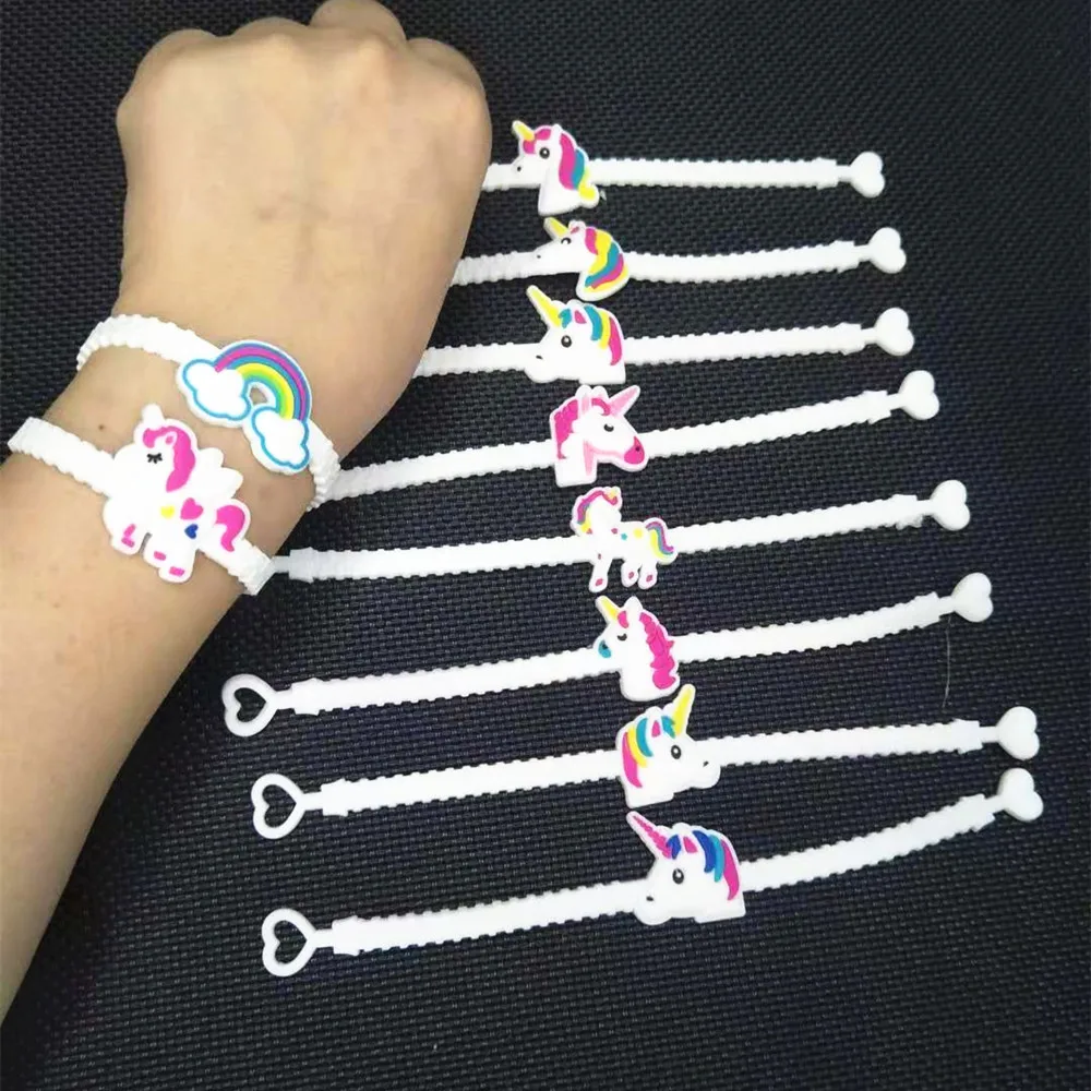 10pcs Unicorn Party Decoration Rubber Bangle Bracelet Unicorn Birthday Party Decorations Kids Gifts Baby Shower Unicornio Party-in Party DIY Decorations from Home & Garden on Aliexpress.com | Alibaba Group