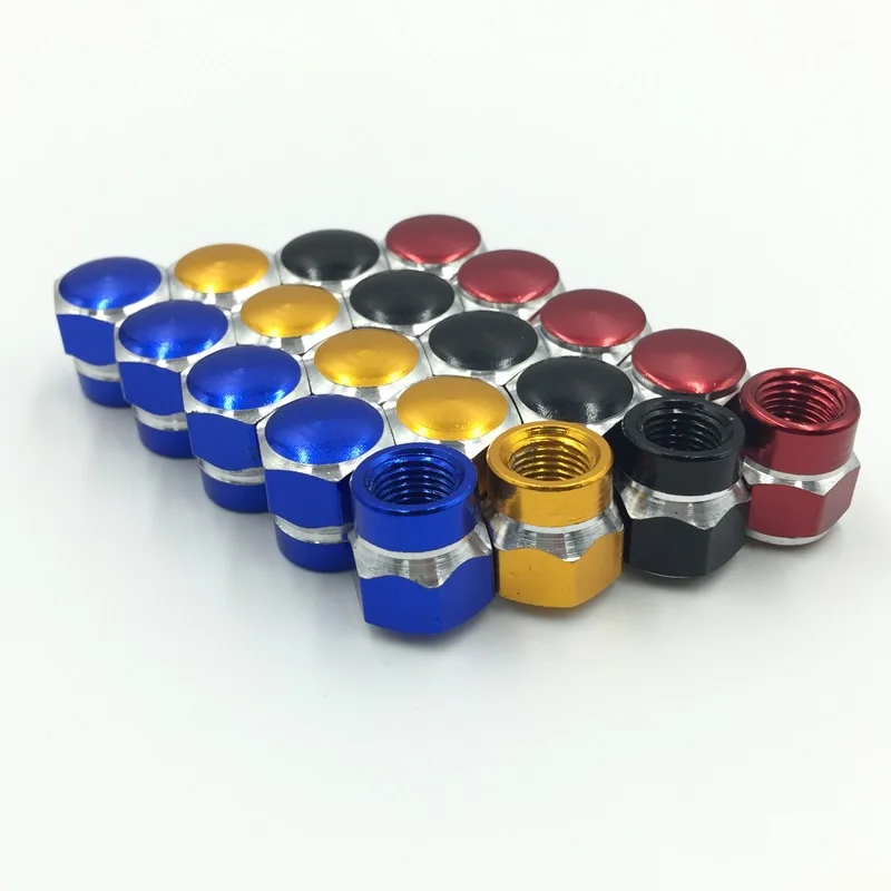 Buy 5X Anodized Aluminum Valve Caps Valve Stem Caps Trunk Dust Cover