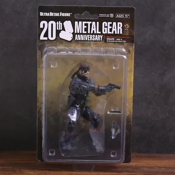 

Metal Gear Solid 20th Anniversary Snake Gray Fox Raiden PVC Action Figure Collectible Model Toy 5pcs/set