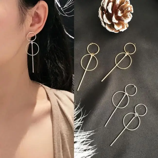 2019 Акция распродажа серьги Oorbellen Pendientes простая Корейская версия длинных кистями
