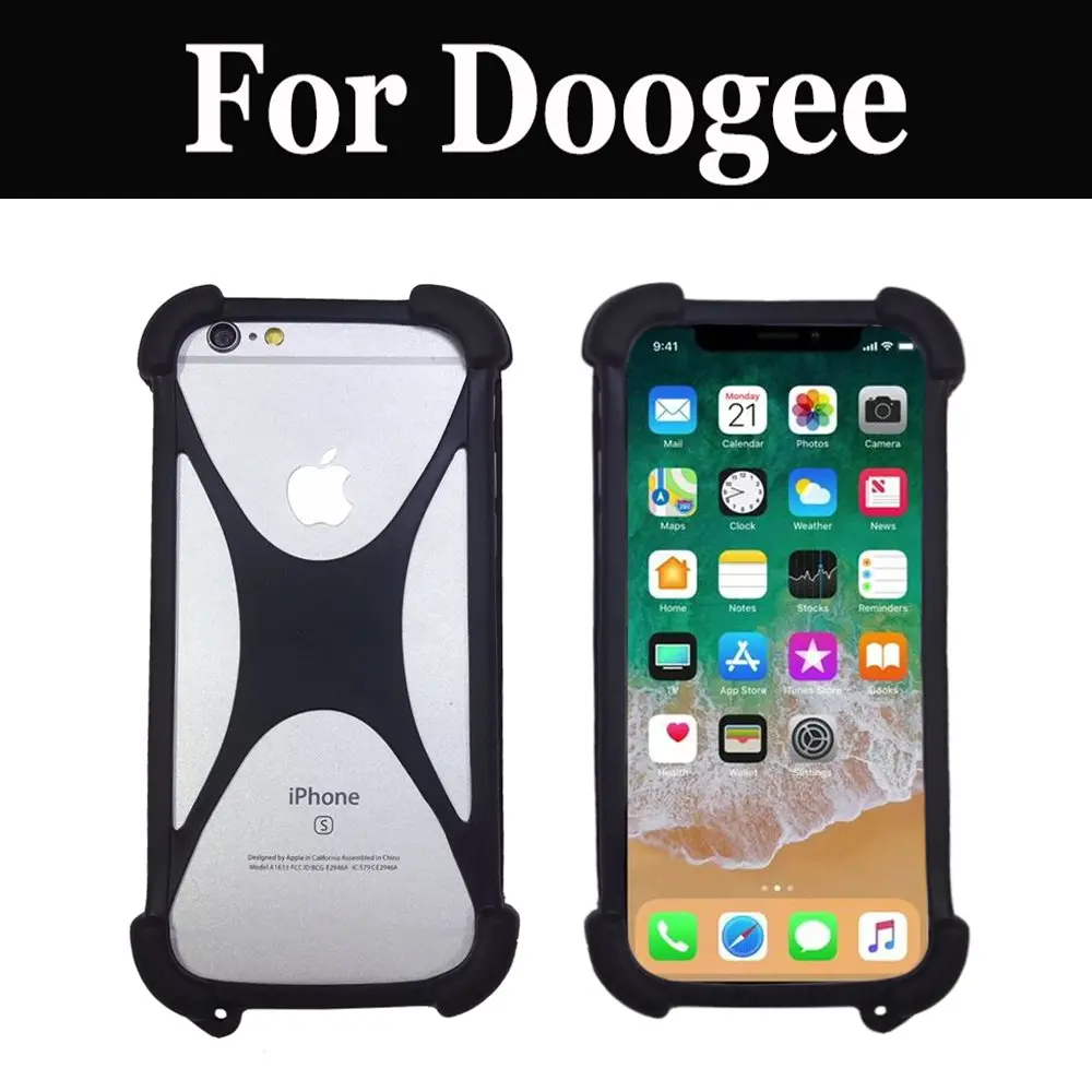 

Bumper Silicone Transparent Rubber Soft Cover Case For Doogee Mix 2 X20 Shoot 2 X10 BL7000 X30 BL5000 X50 X60L BL5500 Lite X55