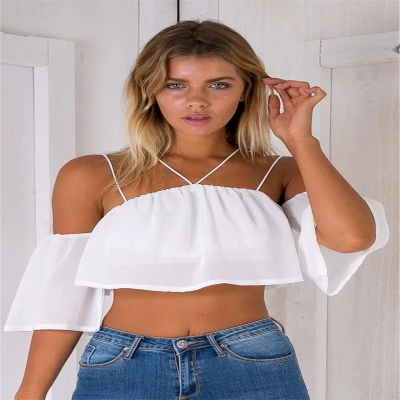 Buy Fashion Summer Women Casual Shirts Off The