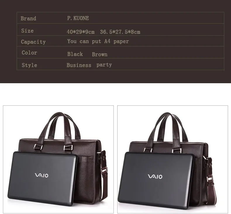 15,6 дюймовый портфель для ноутбука, натуральная кожа, Офисная сумка для мужчин, сумки-мессенджеры, большие компьютерные сумки, портфель, сумка для мужчин, портфель
