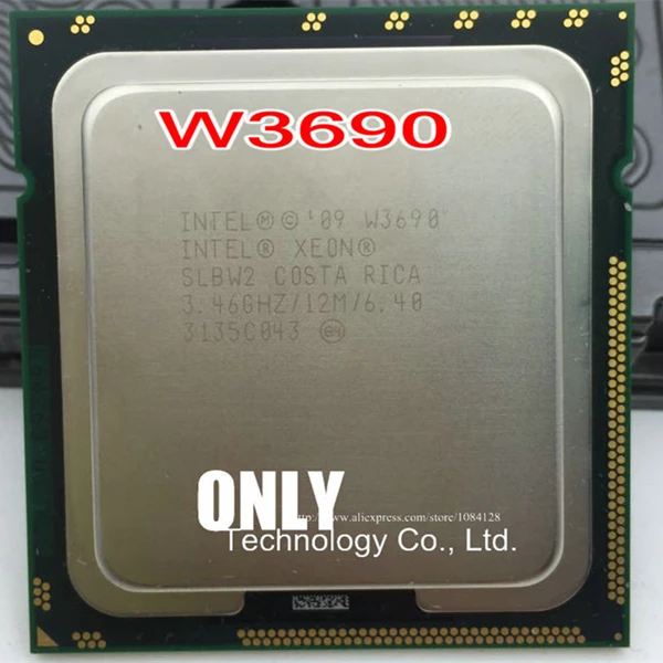 Процессор INTEL W3690 (кэш память 12M 3 46 ГГц) шестиядерный процессор LGA1366 Xeon сервер