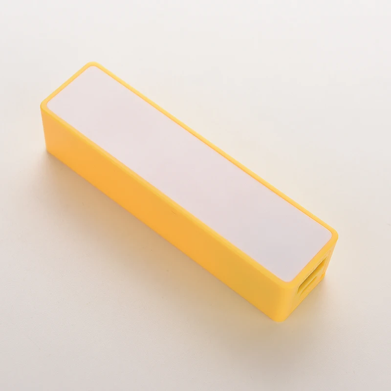New 1PC Plastic Power Bank Box 18650 5V 1A External Battery Pack Charger Case 6 Colors for Mobile Phone Tablets Backup Power
