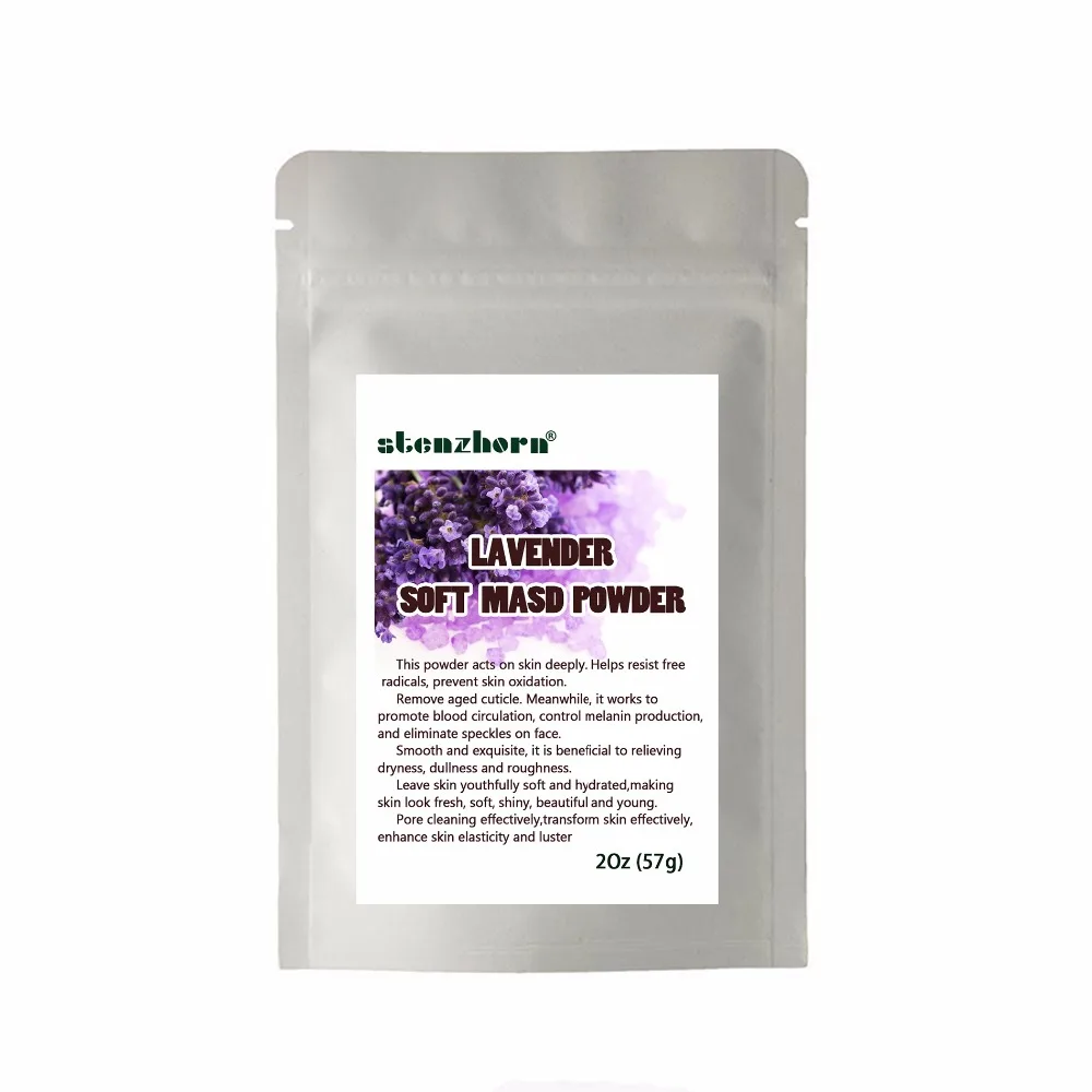 natural lavender soft membrane powder  oil control acne mask powder