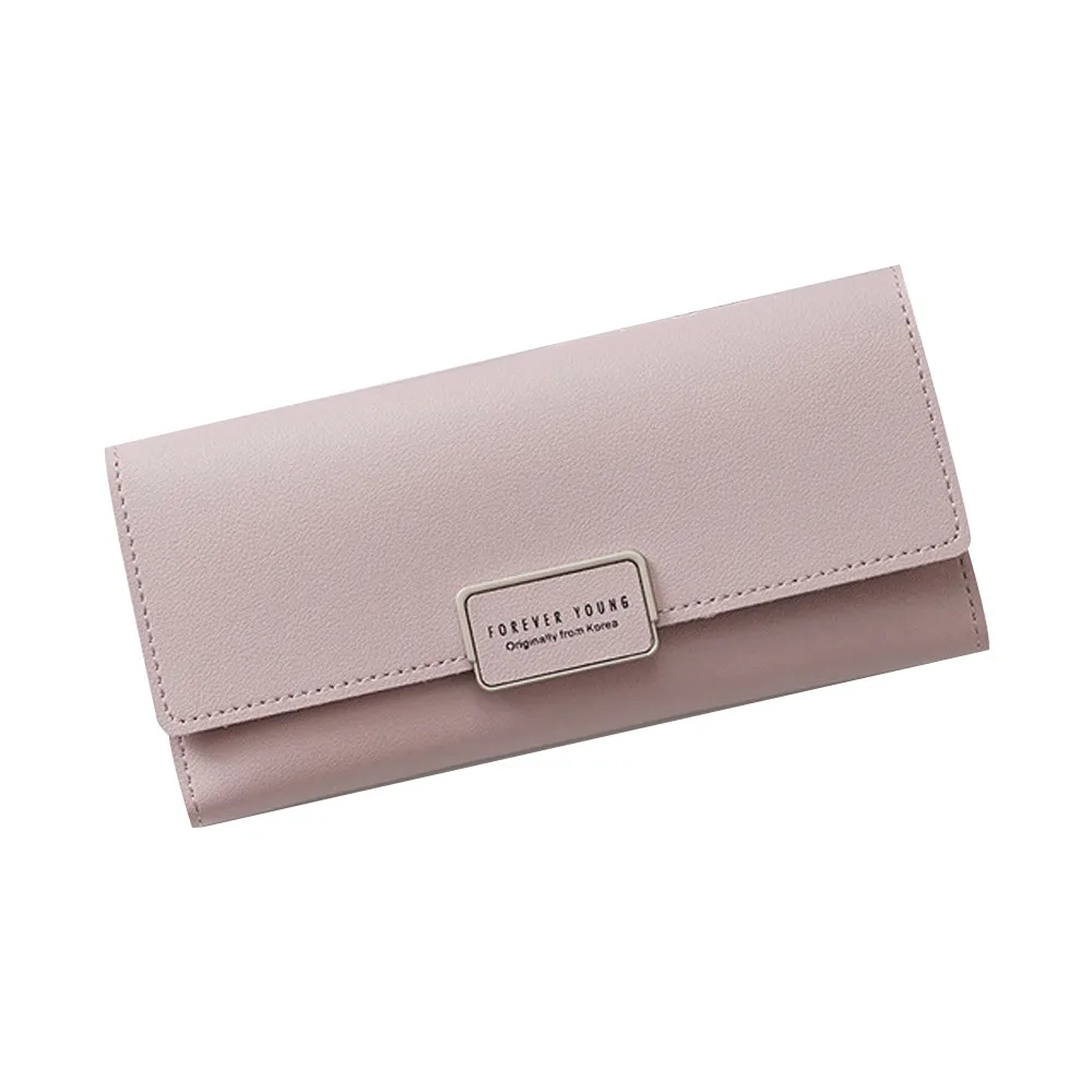 fashion Wallet long Zipper Multi Card Position Leather Coin Purse women Card Holder Leather wallet women casual wallet