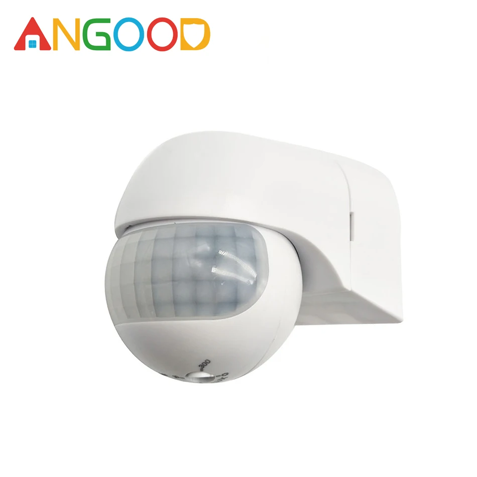 

ANGOOD PIR Infrared Sensor Detector Wired 30m Infrared Motion Detection Waterproof Smart Sensor Remote Control Security Alarm