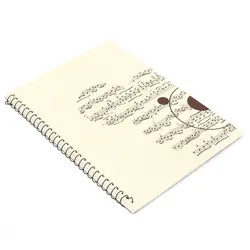 50 страниц маленький Медвежонок музыкальный лист рукописная бумага Stave Notation notebook спиральная связка