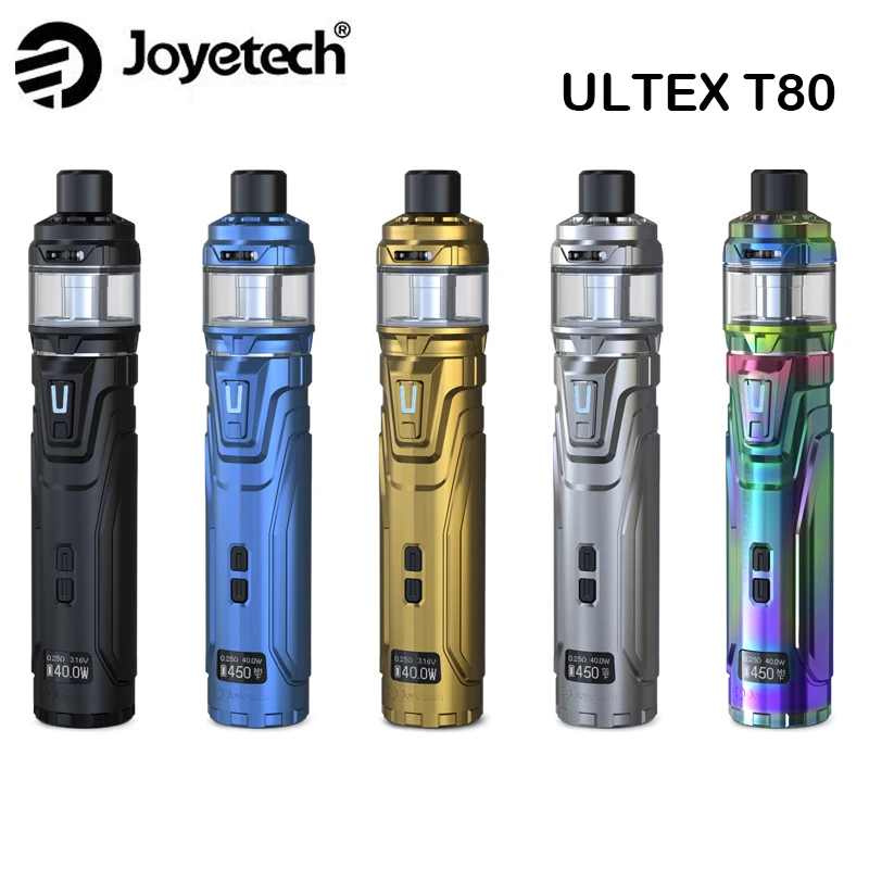 

Original Joyetech ULTEX T80 Kit 80W ULTEX Box Mod With CUBIS Max Tank 5ml Fit NCFilmTM Coil Electronic Cigarette Vape Kit