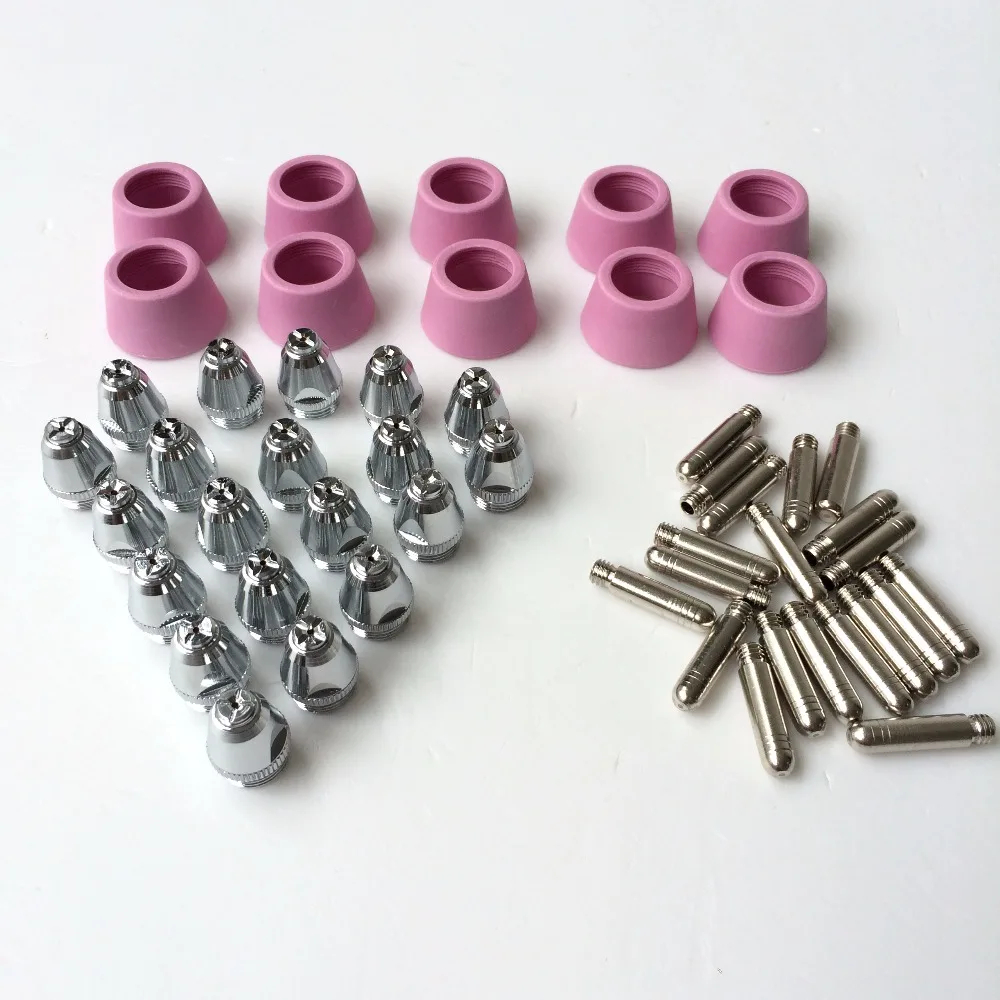 AG-60 AG60 torch consumables SG-55 SG55 electrode tip shield cup kit for air plasma cutting cutter Tesla Weld CUT 60