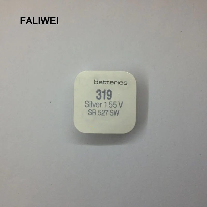 2ชิ้น/ล็อต319 SR527SW 1.55โวลต์ซิลเวอร์ออกไซด์นาฬิกาแบตเตอรี่ที่มี ...