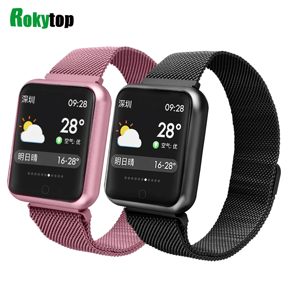 

Sports IP68 Smart Watch Fitness Bracelet Activity Tracker Heart Rate Monitor Blood Pressure Men Women Smartwatch for Android IOS