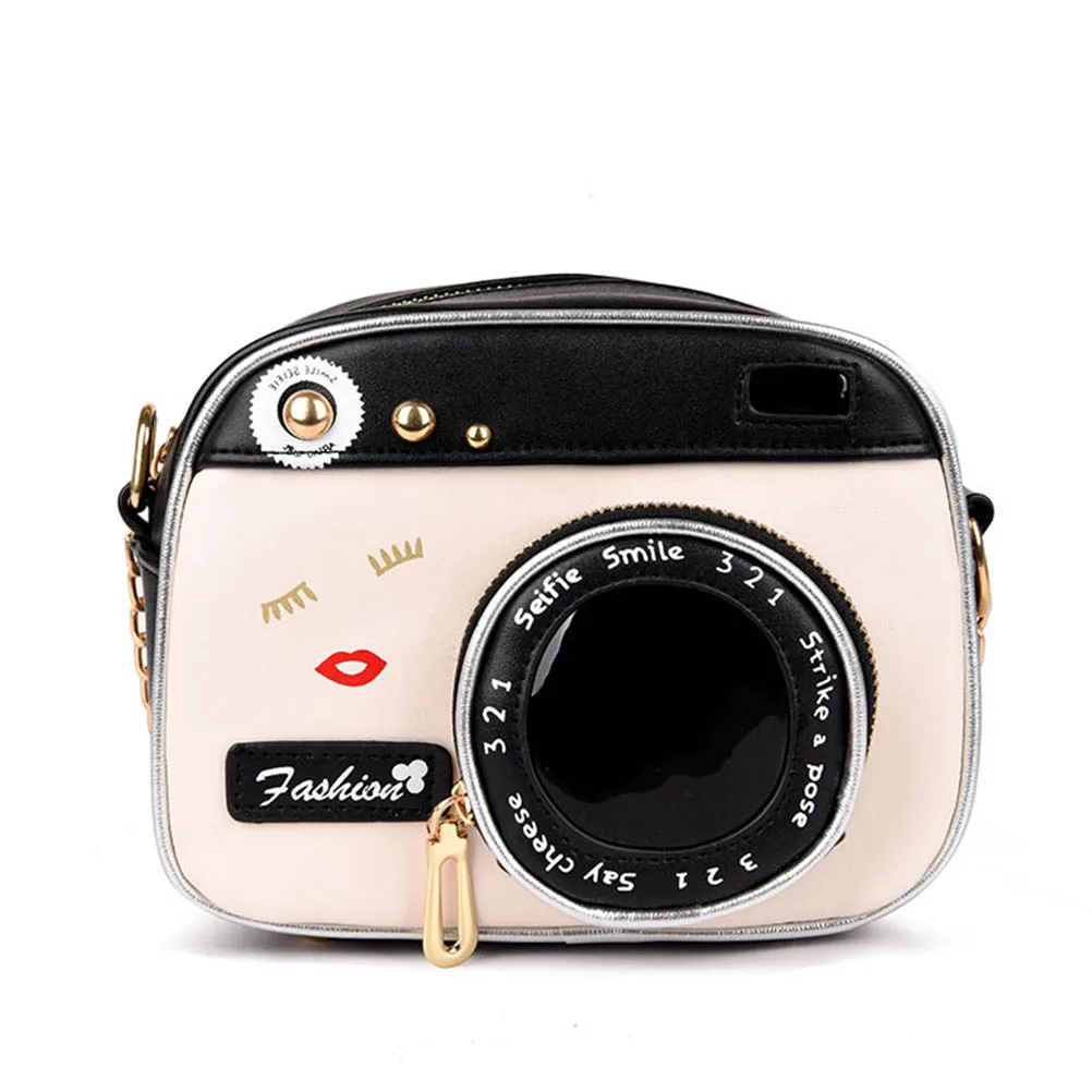 

Women Vintage Camera Shape Small Cute Chic Long Shoulder Bag Handbag Messenger Bag